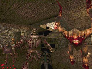 Quake Screenshot (idsoftware.com, 2008): Death Knight and Fiend