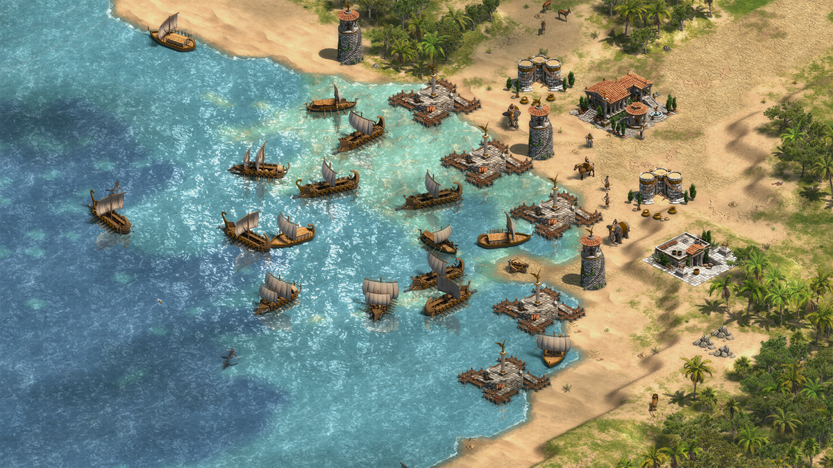 Age of Empires: Definitive Edition Screenshot (Official site - screenshots): Phoenician Harbour