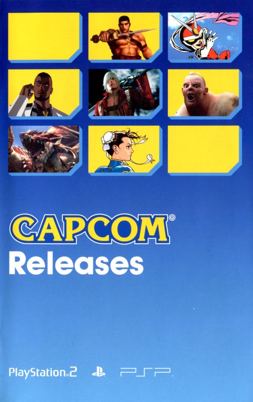 Killer7 Catalogue (Catalogue Advertisements): Capcom Releases (XSELL.00.03/05) Front Page