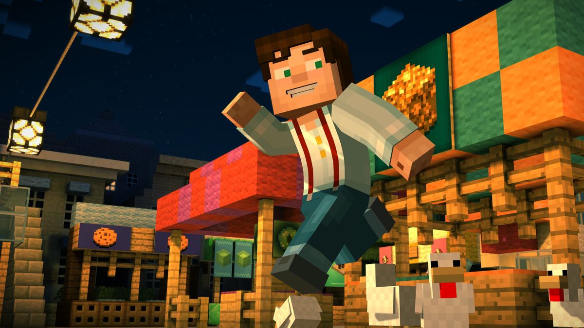 Minecraft: Story Mode official promotional image - MobyGames