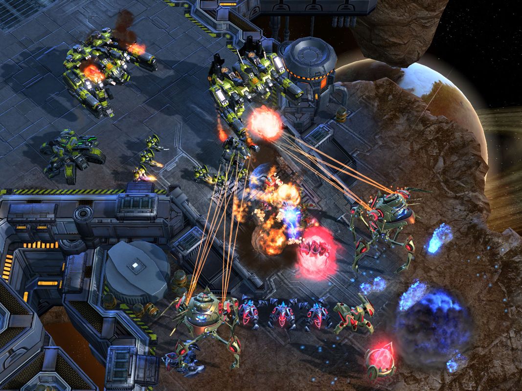 StarCraft II: Wings of Liberty Screenshot (Official website - Features - Thor (2007-08-30)): Bringing the thunder