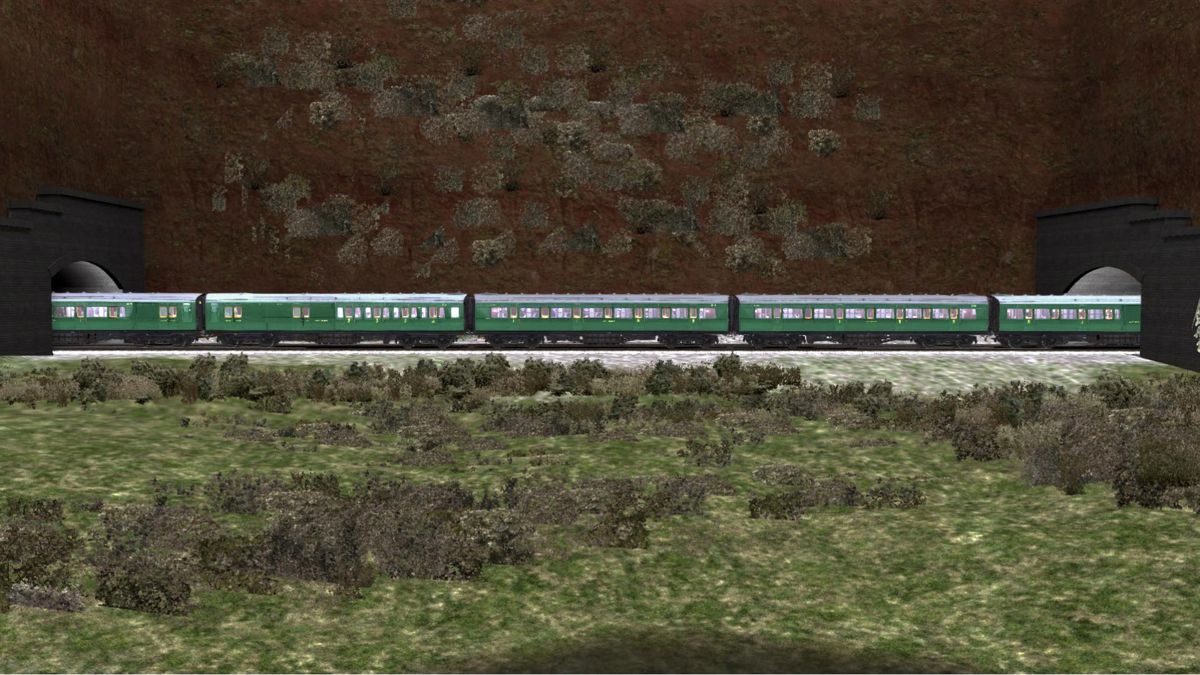 Train Simulator Marketplace: Maunsell 59ft Low Window Corridor Coach Pack Southern Malachite Green Screenshot (Steam)