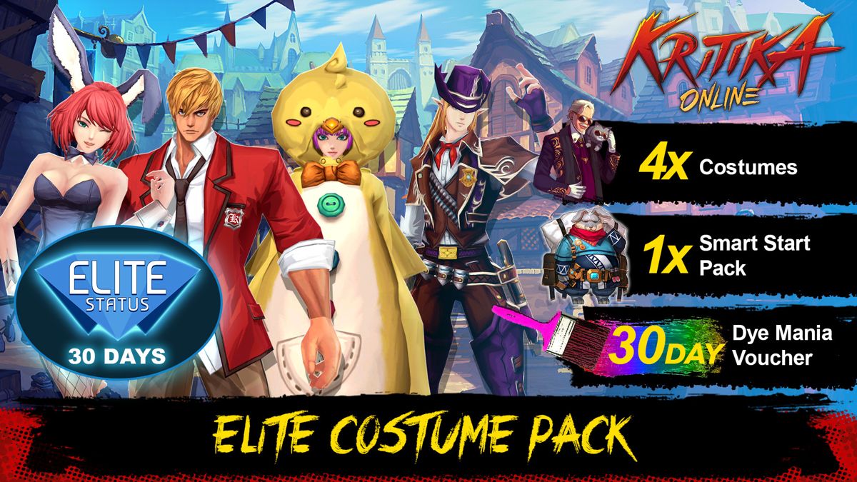 Kritika Online: Elite Costume Pack Screenshot (Steam)