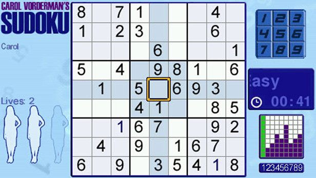 Carol Vorderman's Sudoku Screenshot (PlayStation.com)