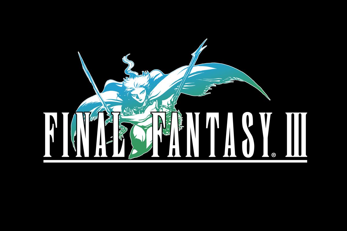 Final Fantasy III Logo (Nintendo Wii Preview CD): FF3 Logo Black