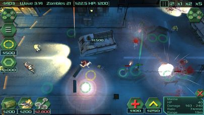 Zombie Defense Screenshot (iTunes Store)