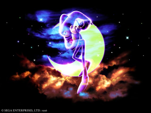 NiGHTS into Dreams... Wallpaper (Game disc)