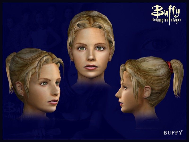 Buffy the Vampire Slayer Render (Electronic Arts UK Press Extranet): Head 6/9/2001