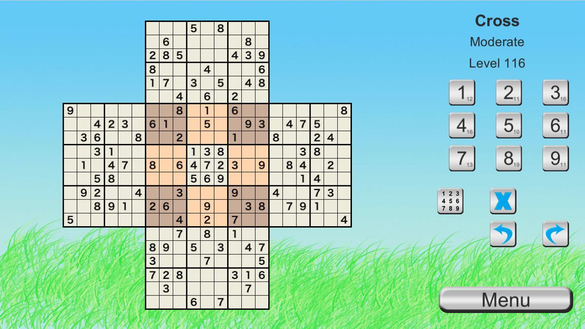 Ultimate Sudoku Collection: Cross Pack Screenshot (Steam)