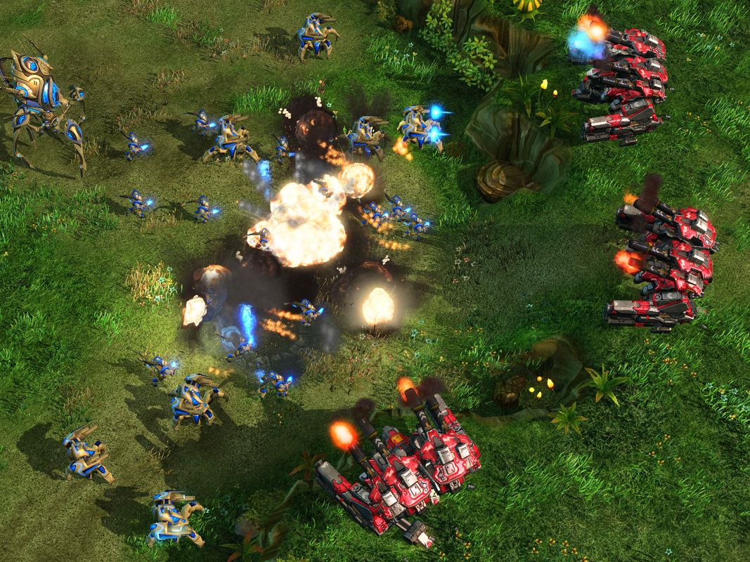 StarCraft II: Wings of Liberty Screenshot (Official website - screenshots (2007)): Published on or before 2007-08-30, Thor showcase