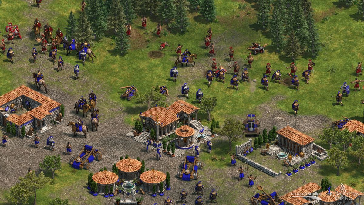 Age of Empires: Definitive Edition Screenshot (Forgotten Empires website): Greek Tragedy This image has been re-compressed in PNG to reduce file size, no image data has been altered