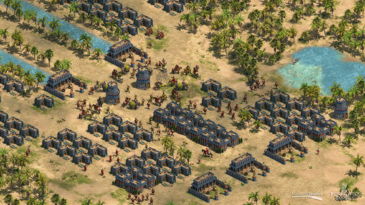 Age of Empires: Definitive Edition Screenshot (Forgotten Empires website): Fall of Babylon This image has been re-compressed in PNG to reduce file size, no image data has been altered