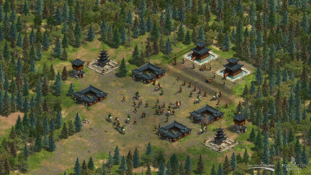 Age of Empires: Definitive Edition Screenshot (Forgotten Empires website): Asian Temple This image has been re-compressed in PNG to reduce file size, no image data has been altered
