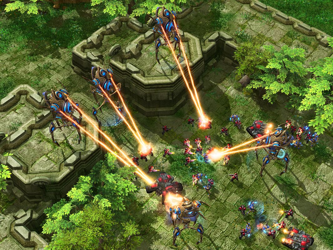 StarCraft II: Wings of Liberty Screenshot (Official website - screenshots (2007)): Published on or before 2007-07-09, Colossus showcase
