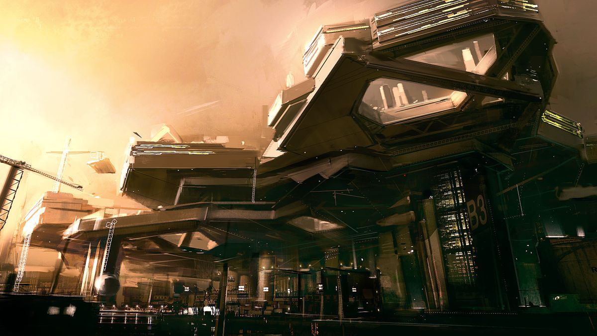 Deus Ex: Human Revolution Concept Art (Official website concept art): Hengsha