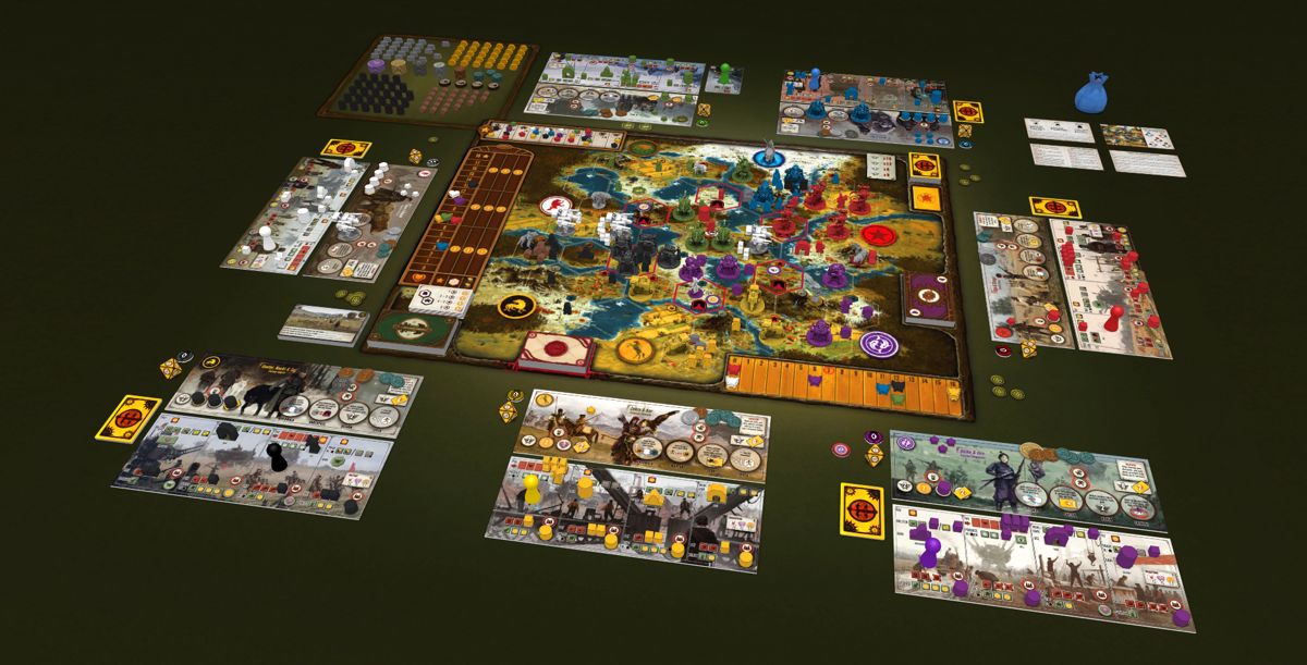 Tabletopia: Scythe - The Wind Gambit + Invaders from Afar Screenshot (Steam)