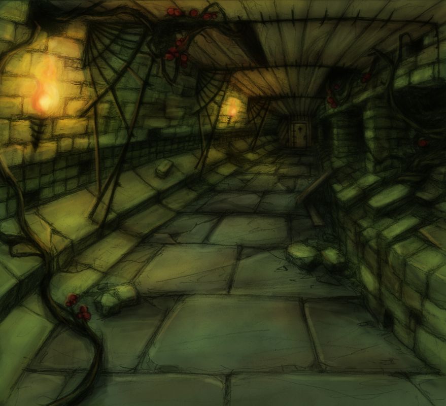 Amnesia: The Dark Descent Concept Art (Super_Secret file): Dungeon corridor 01
