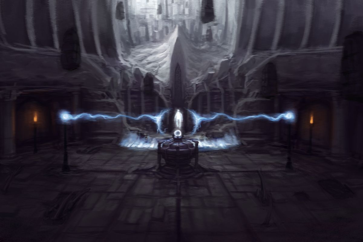 Amnesia: The Dark Descent Concept Art (Super_Secret file): Orb chamber final