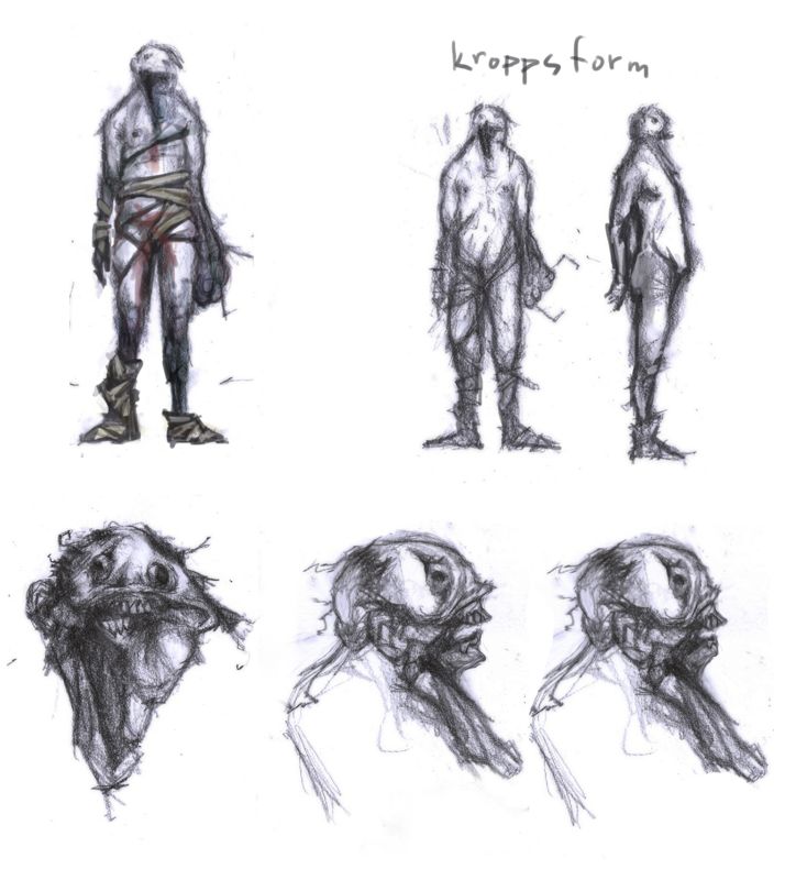Amnesia: The Dark Descent Concept Art (Super_Secret file): Grunt early concepts 03