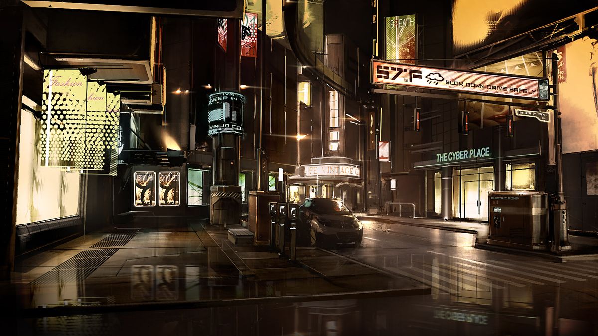 Deus Ex: Human Revolution Concept Art (Official website concept art): Detroit