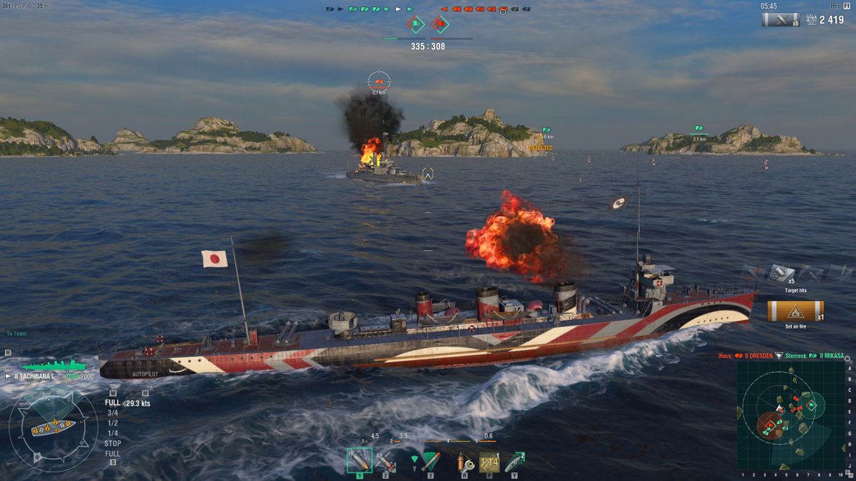 World of Warships: Tachibana Lima Steam Edition Screenshot (Steam)