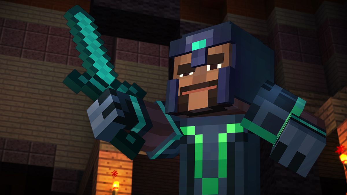 Minecraft: Story Mode official promotional image - MobyGames