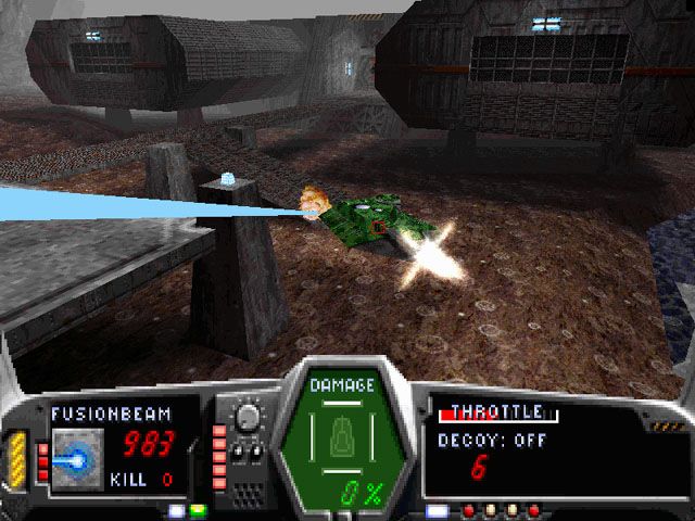 Gunmetal Screenshot (GameOver review, 1998-08-09): This screenshot is also featured on the back of the game's box.