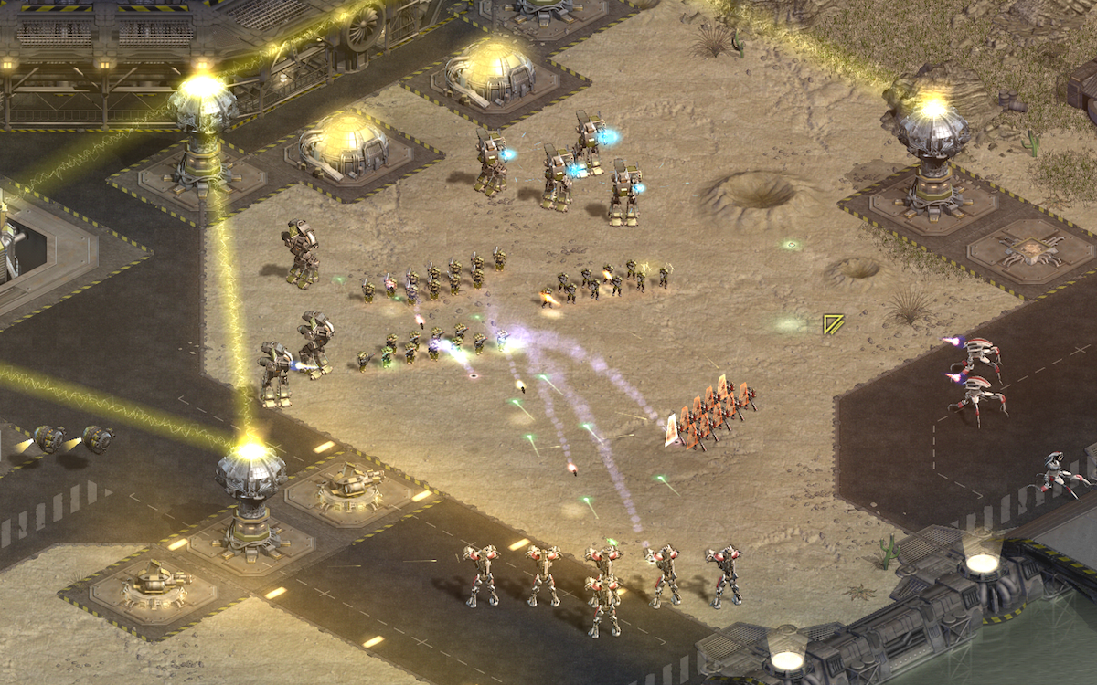 SunAge: Battle for Elysium Screenshot (Official website): LAN & Internet: Multiplayer-Havoc Epic Skirmish Battles with Friends or AI Opponents