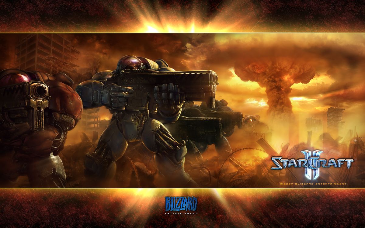 StarCraft II: Wings of Liberty Wallpaper (Official website - wallpapers (2007)): Nuke Wallpaper added on 15 August 2007