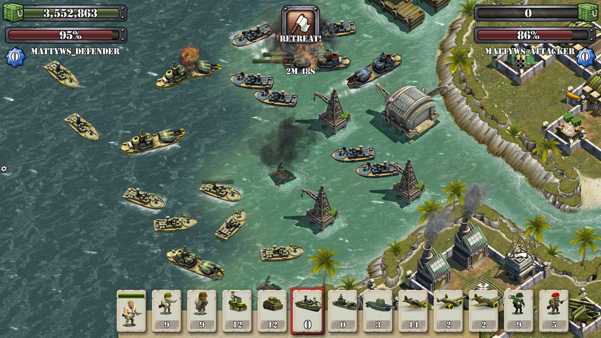 Battle Islands Screenshot (Xbox.com product page): A sea battle