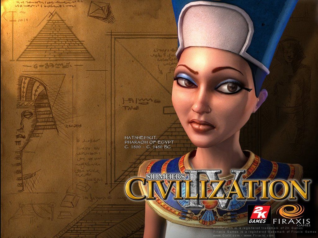 Sid Meier's Civilization IV Wallpaper (Official website wallpaper): Hatshepsut 1024 x 768