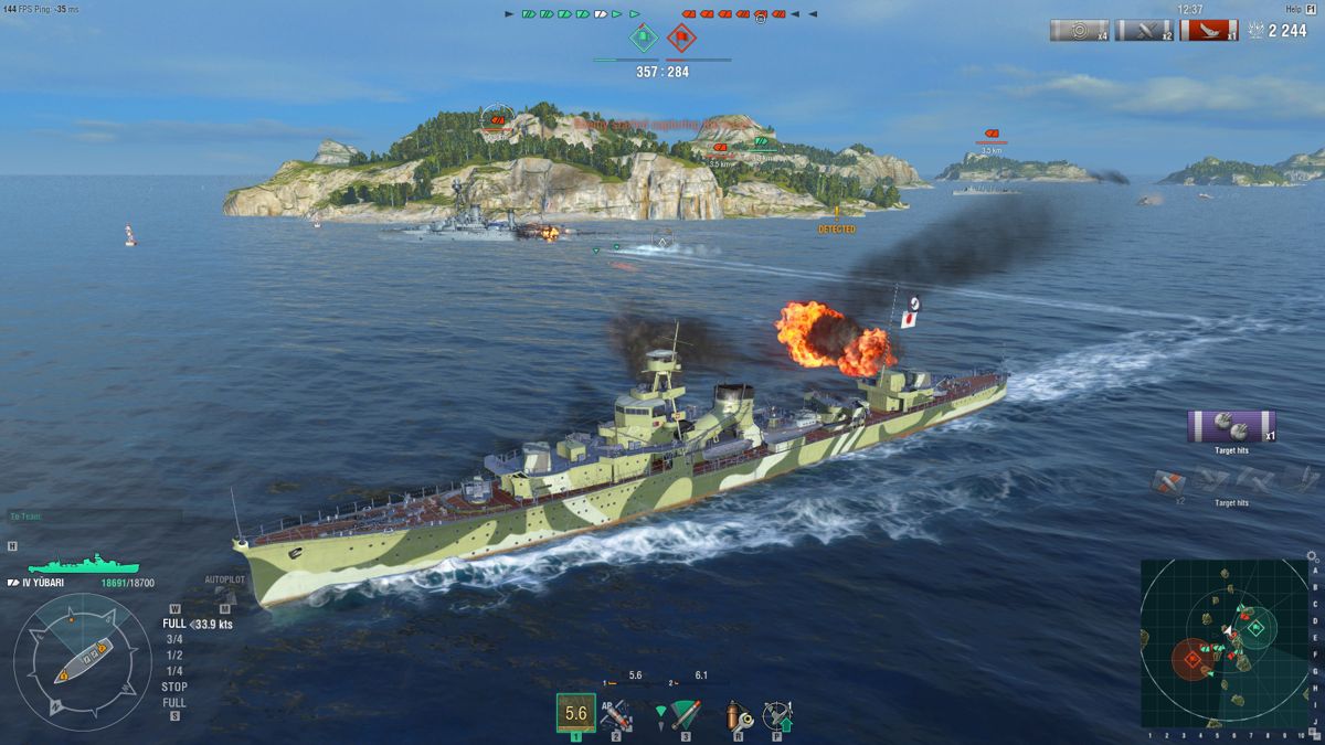 World of Warships: Yubari Steam Edition Screenshot (Steam)