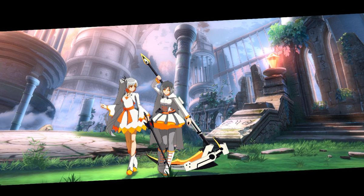 BlazBlue: Cross Tag Battle - DLC Color Pack 1 Screenshot (Steam): Weiss Schnee: "It seems it's our turn, Ruby!"Ruby Rose: "Yeah! Let's do this!"