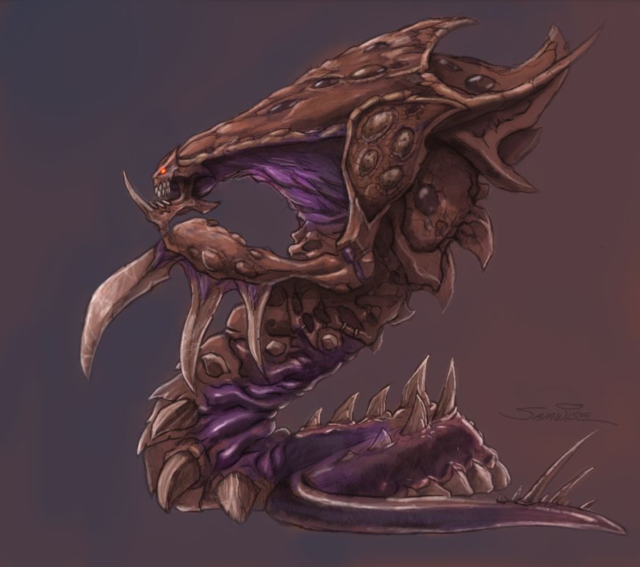 StarCraft II: Wings of Liberty Concept Art (Official site - Features - Zerg Units (2008-03-10)): Hydralisk