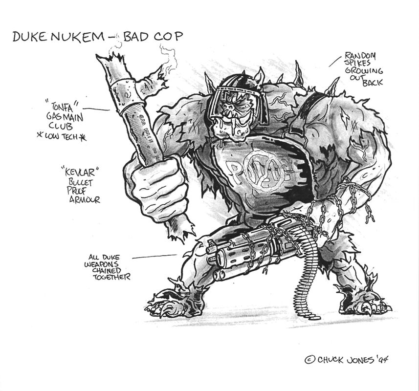 Duke Nukem 3D: Atomic Edition Concept Art (GOG.com artwork.)