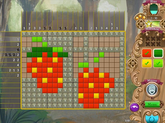 Fables Mosaic: Little Red Riding Hood Screenshot (bigfishgames.com)