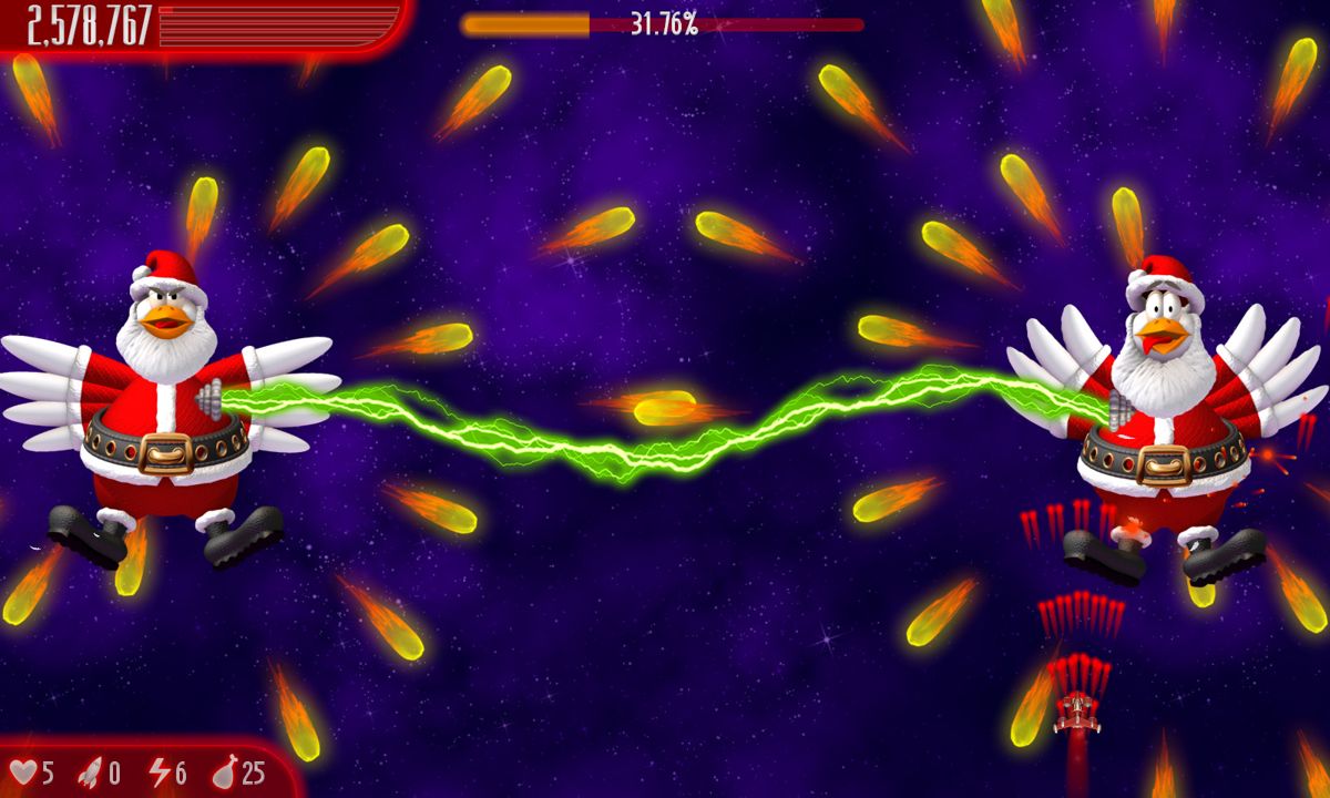 Chicken Invaders: Ultimate Omelette - Christmas Edition Screenshot (Steam)
