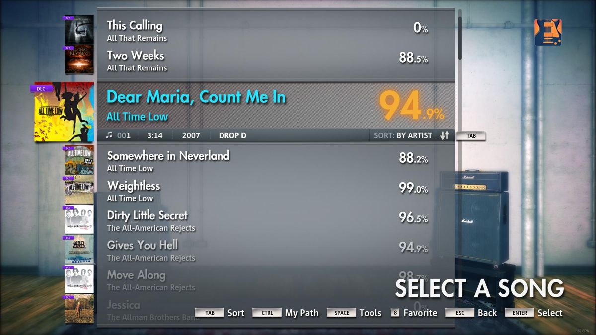 Rocksmith: All-new 2014 Edition - All Time Low: Dear Maria, Count Me In Screenshot (Steam)