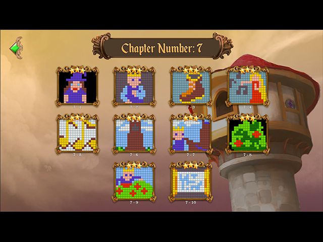 Fables Mosaic: Rapunzel Screenshot (bigfishgames.com)