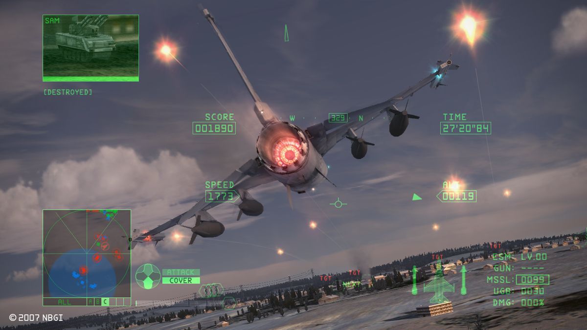 Ace Combat 6: Fires of Liberation Screenshot (Official Web Site): Mission 03