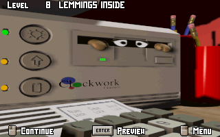 Lemmings 3D Screenshot (Psygnosis E3 Product Sampler Disc, 1995)