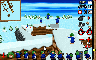 Lemmings 3D Screenshot (Psygnosis E3 Product Sampler Disc, 1995)