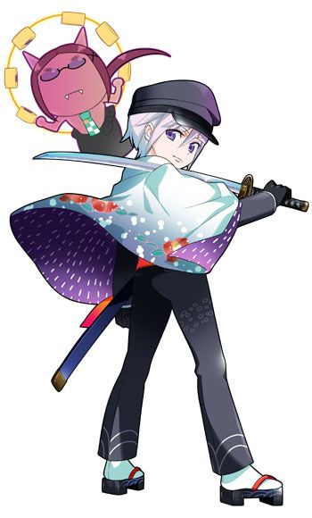 Mamorukun Curse! Concept Art (Official website (Xbox 360)): アーケードモードに「ルキノ＆カレル」が プレイヤーキャラクターとして追加されます