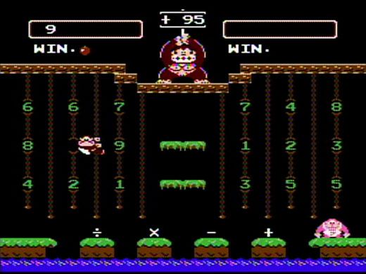 Donkey Kong Jr. Math Screenshot (Nintendo.com - Official Game Page (Wii Virtual Console))