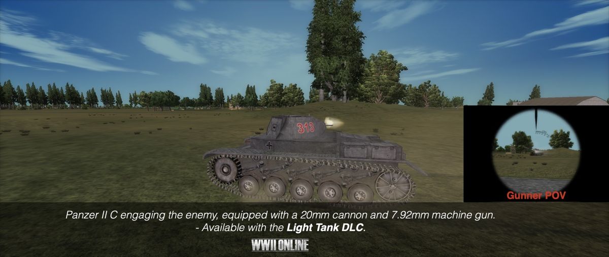 WWII Online: Light Armor Pack Screenshot (Steam)