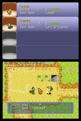 Pokémon Mystery Dungeon: Blue Rescue Team Screenshot (Nintendo Wii Preview CD)