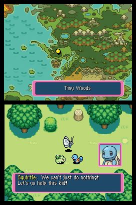 Pokémon Mystery Dungeon: Blue Rescue Team Screenshot (Nintendo Wii Preview CD)