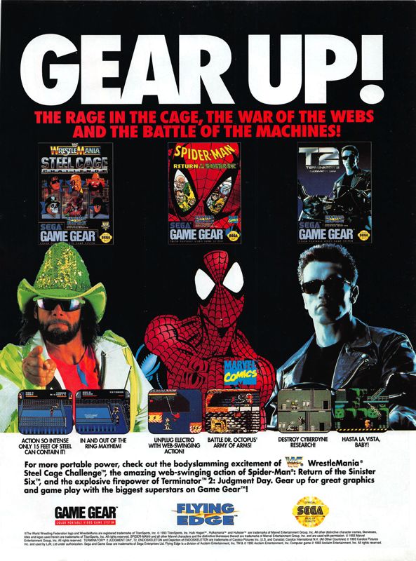 Spider-Man: Return of the Sinister Six Magazine Advertisement (Magazine Advertisements): DieHard GameFan (United States), Volume 1 Issue 7 (June 1993)