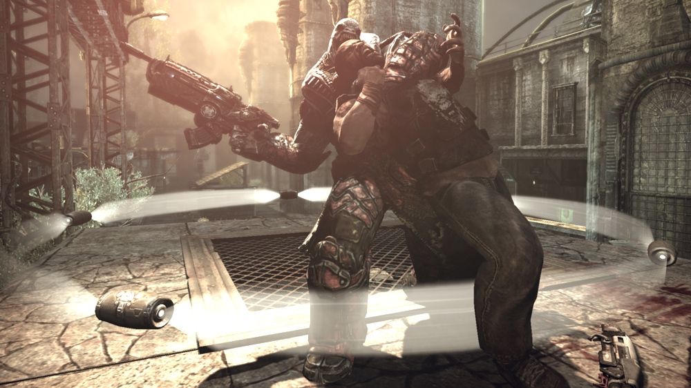 Gears of War 2 Screenshot (Xbox.com product page): Being used as a meatshield