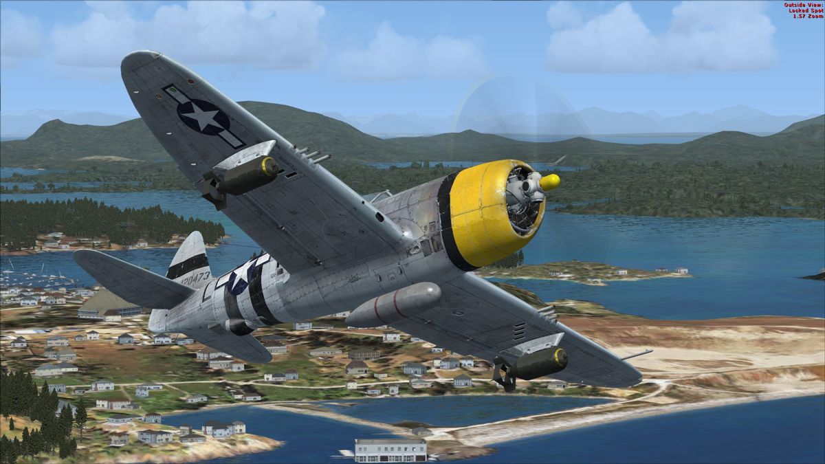 Microsoft Flight Simulator X: Steam Edition - Republic P-47D Thunderbolt Screenshot (Steam)